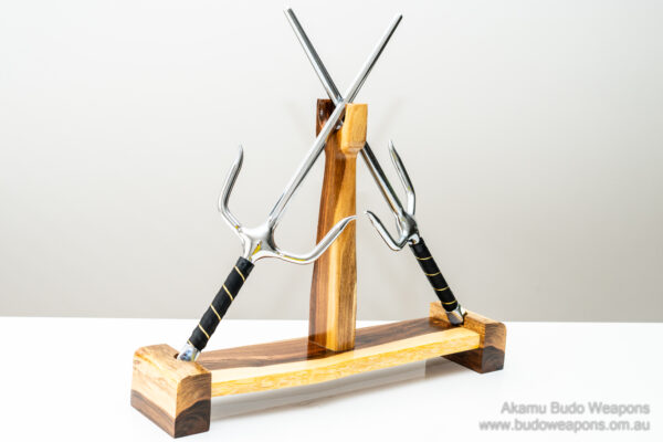 Weapons Stand - Sai (Leopard Tree)